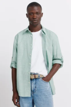 Camisa algod&oacute;n slub