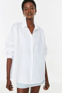 Camisa b&aacute;sica oversize