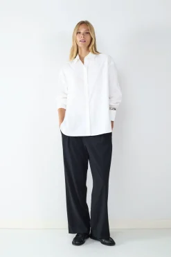 Camisa b&aacute;sica popel&iacute;n