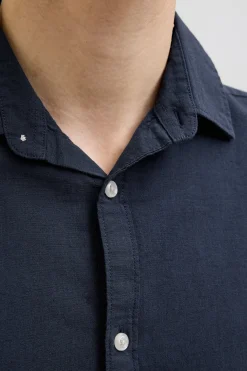 Camisa comfort fit lino