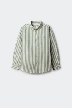 Camisa cotton slub ni&ntilde;o