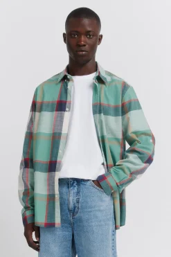 Camisa cuadros algod&oacute;n ligero