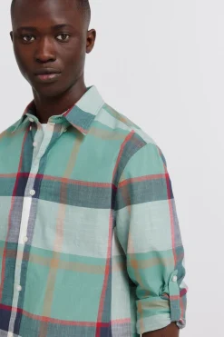 Camisa cuadros algod&oacute;n ligero