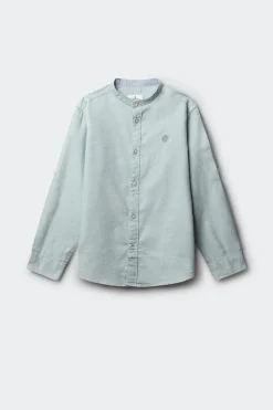 Camisa cuello mao ni&ntilde;o