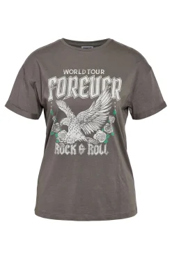 Camisa de manga corta con estampado frontal