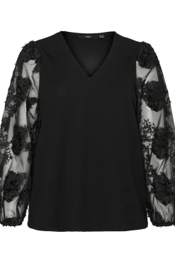 Camisa de manga larga talla grande