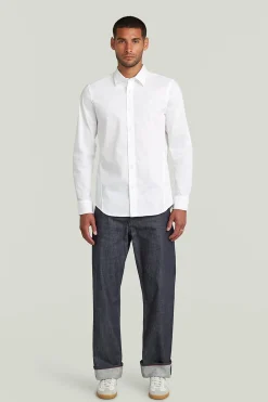 Camisa de manga larga y corte ajustado