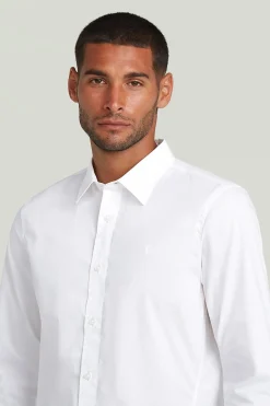 Camisa de manga larga y corte ajustado