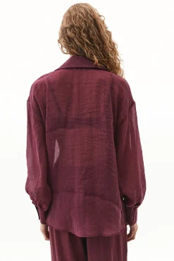 Camisa de mangas abullonadas