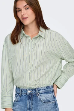 Camisa de rayas manga larga