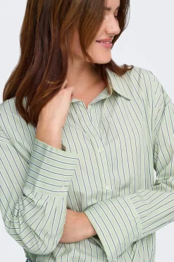 Camisa de rayas manga larga