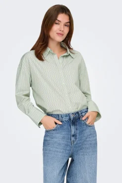 Camisa de rayas manga larga