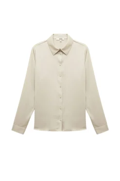 Camisa de sat&eacute;n