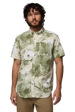 Camisa estampada de manga corta