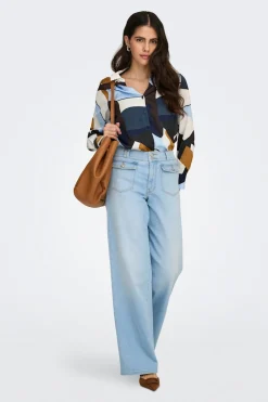 Camisa estampado geom&eacute;trico