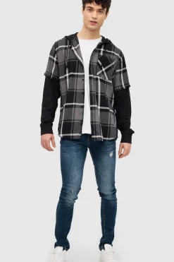 Camisa Felpa Combinada