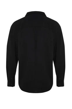 Camisa flu&iacute;da manga larga