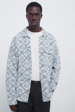 Camisa jacquard étnico