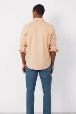 Camisa lisa oxford slub