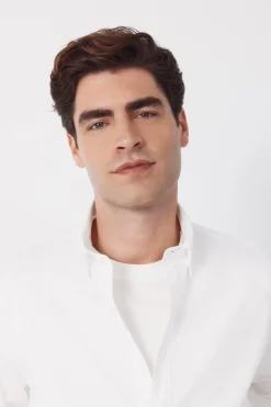 Camisa lisa popel&iacute;n