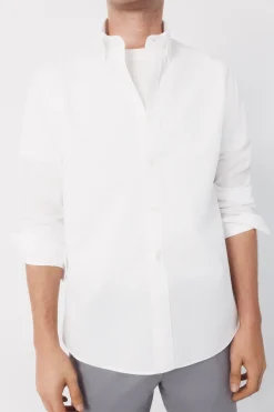 Camisa lisa popel&iacute;n