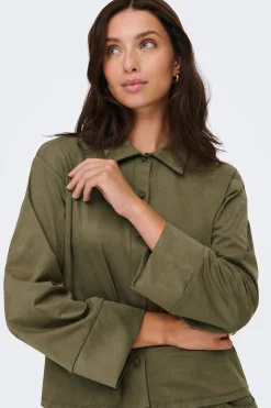 Camisa manga larga antelina