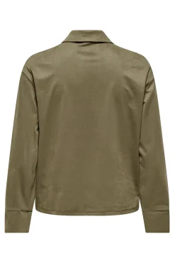 Camisa manga larga antelina