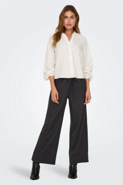 Camisa manga larga bordada