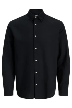 Camisa manga larga con lino fino