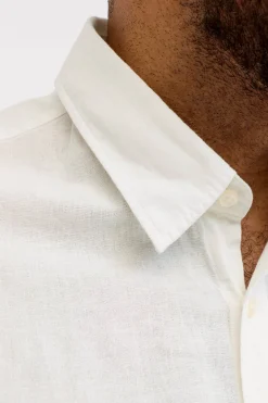 Camisa manga larga con lino