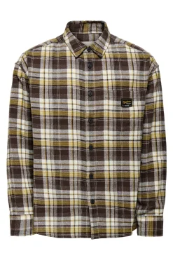 Camisa manga larga cuadros