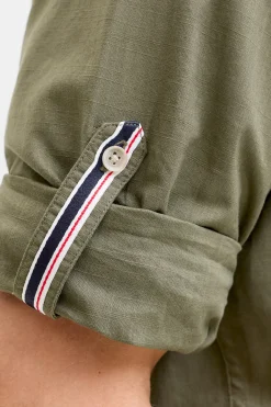 Camisa manga larga de algod&oacute;n