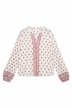 Camisa manga larga estampada