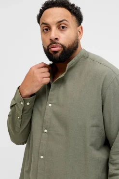 Camisa manga larga popel&iacute;n fino