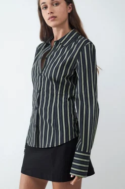 Camisa manga larga rayas