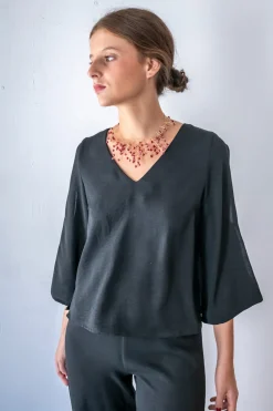 Camisa mangas anchas