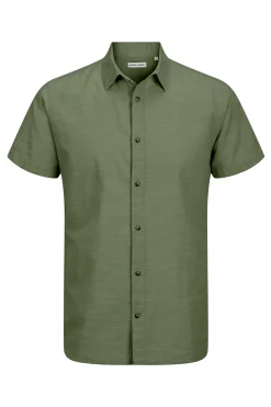 Camisa mangas corta confort fit