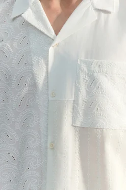 Camisa oversize manga corta