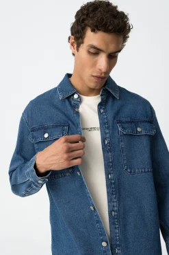 Camisa Oversized de Denim
