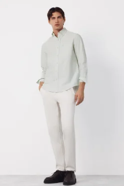 Camisa oxford raya candela