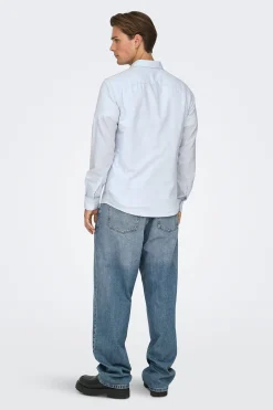 Camisa oxford slim fit