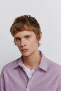 Camisa oxford wrinkle free