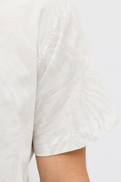 Camisa popel&iacute;n manga corta