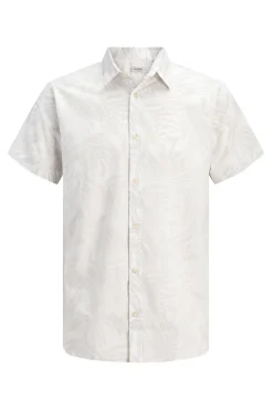 Camisa popel&iacute;n manga corta