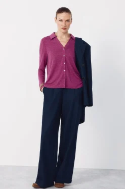 Camisa punto el&aacute;stico