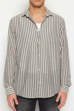 Camisa rayas de manga larga