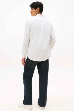 Camisa regular de popel&iacute;n