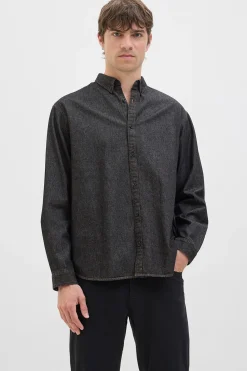 Camisa regular fit denim