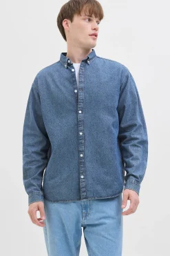 Camisa relaxed fit algod&oacute;n