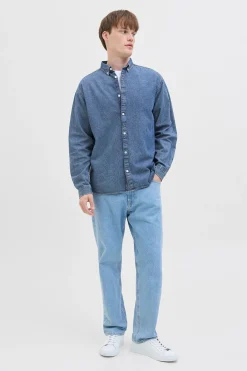 Camisa relaxed fit algod&oacute;n